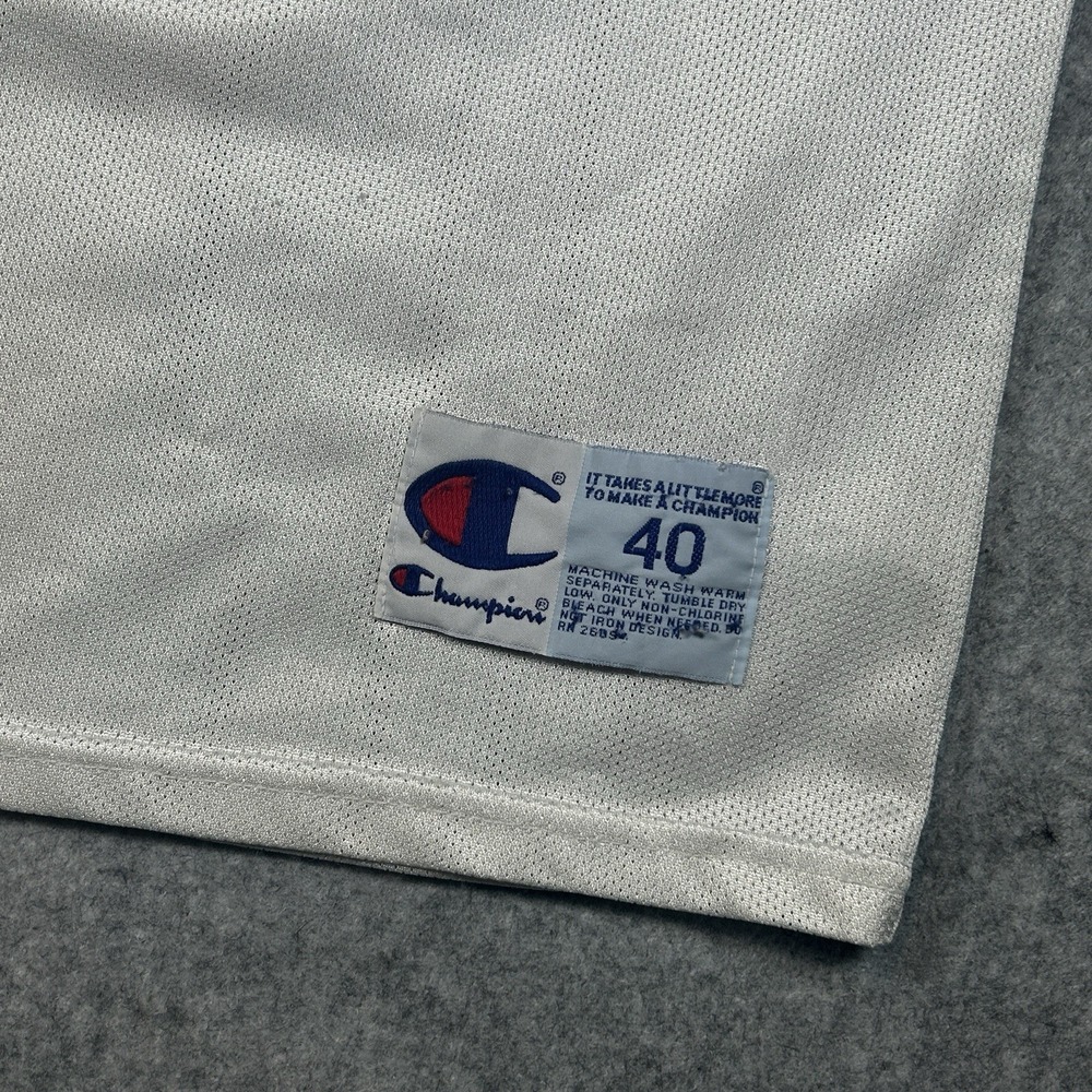 VTG 90's Allen Iverson #3 Philadelphia 76ers Jersey Men's Medium 40 White NBA - Picture 2 of 16